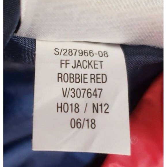 Boys Old Navy FF Puffer Jacket  Rubbie Red Size LG 14-16 - Picture 9 of 9